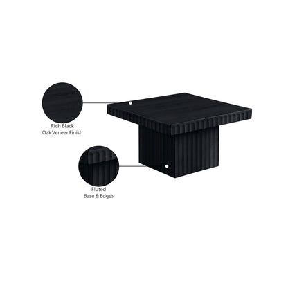 Spencer Black Oak Veneer Coffee Table