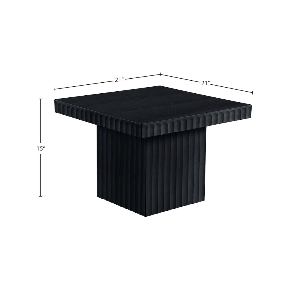 Spencer Black Oak Veneer Coffee Table
