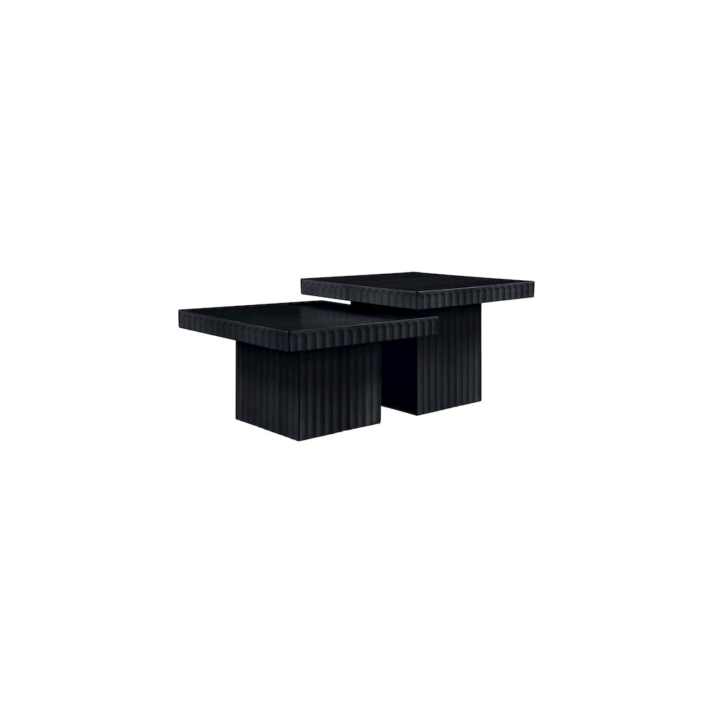 Spencer Black Oak Veneer Coffee Table