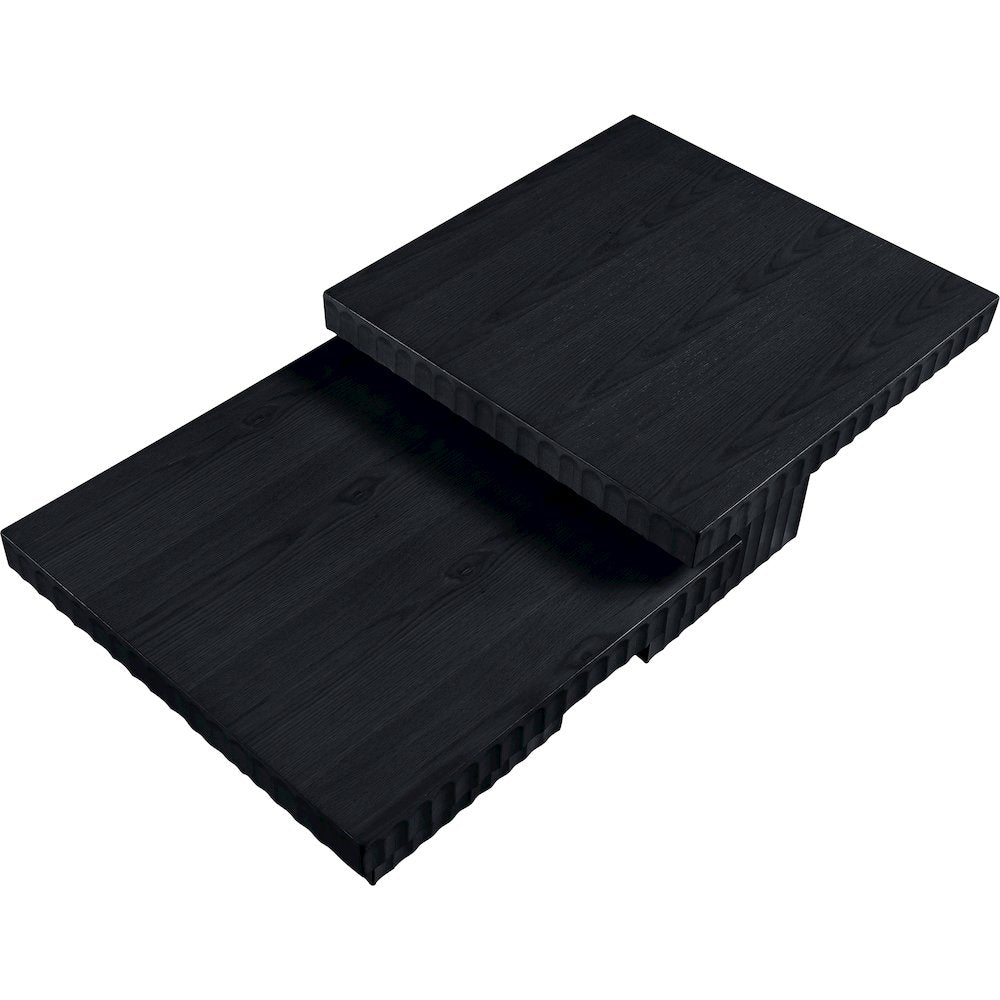 Spencer Black Oak Veneer Coffee Table