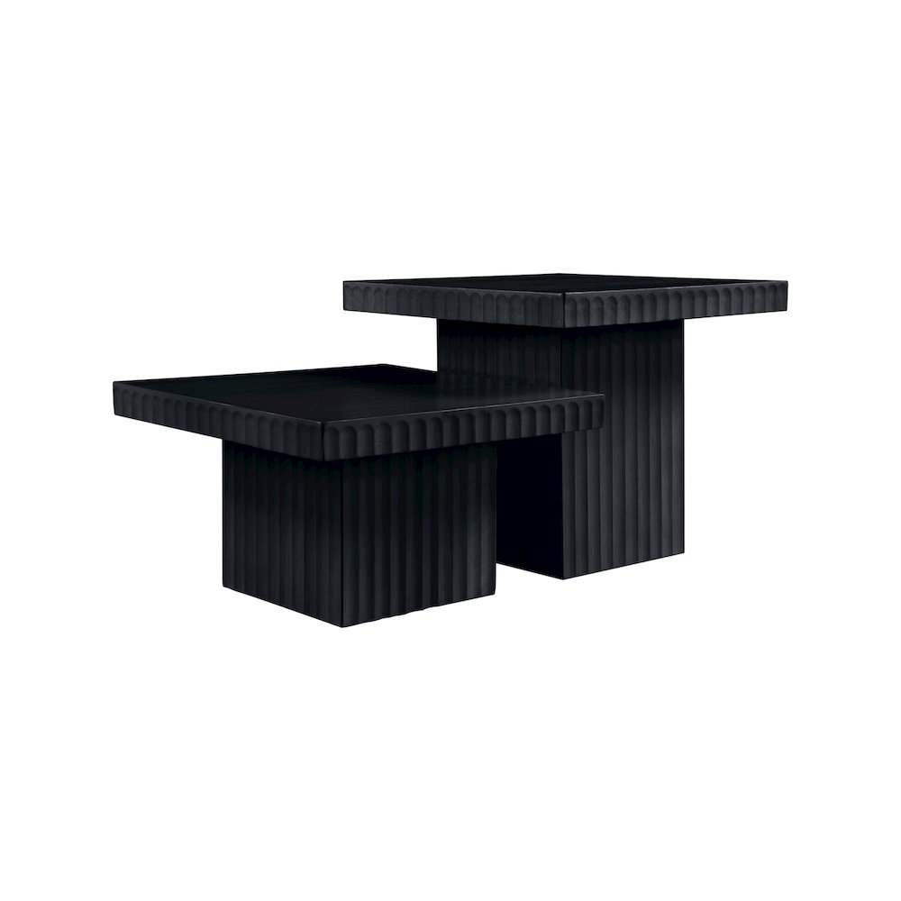 Spencer Black Oak Veneer Coffee Table