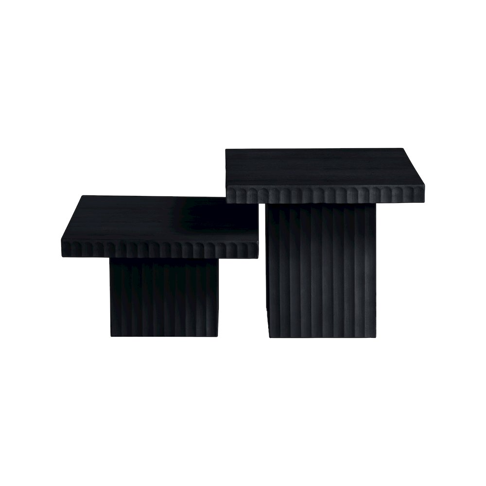 Spencer Black Oak Veneer Coffee Table