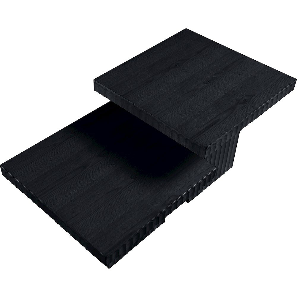 Spencer Black Oak Veneer Coffee Table