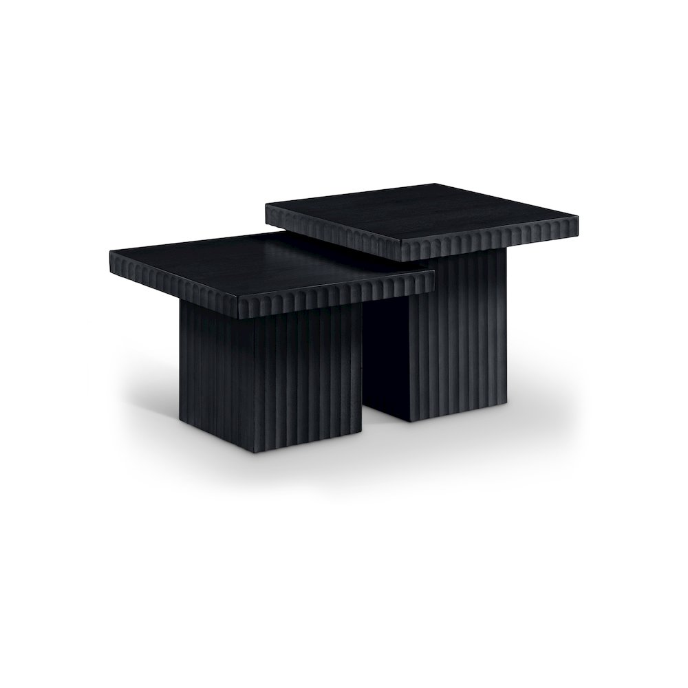 Spencer Black Oak Veneer Coffee Table