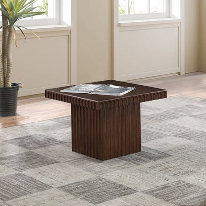 Spencer Brown Oak Veneer Coffee Table