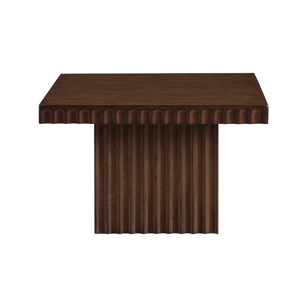 Spencer Brown Oak Veneer Coffee Table