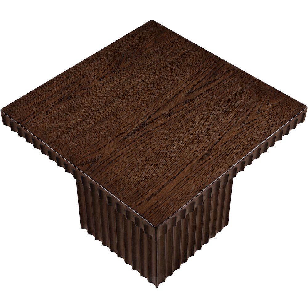 Spencer Brown Oak Veneer Coffee Table