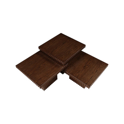 Spencer Brown Oak Veneer Coffee Table