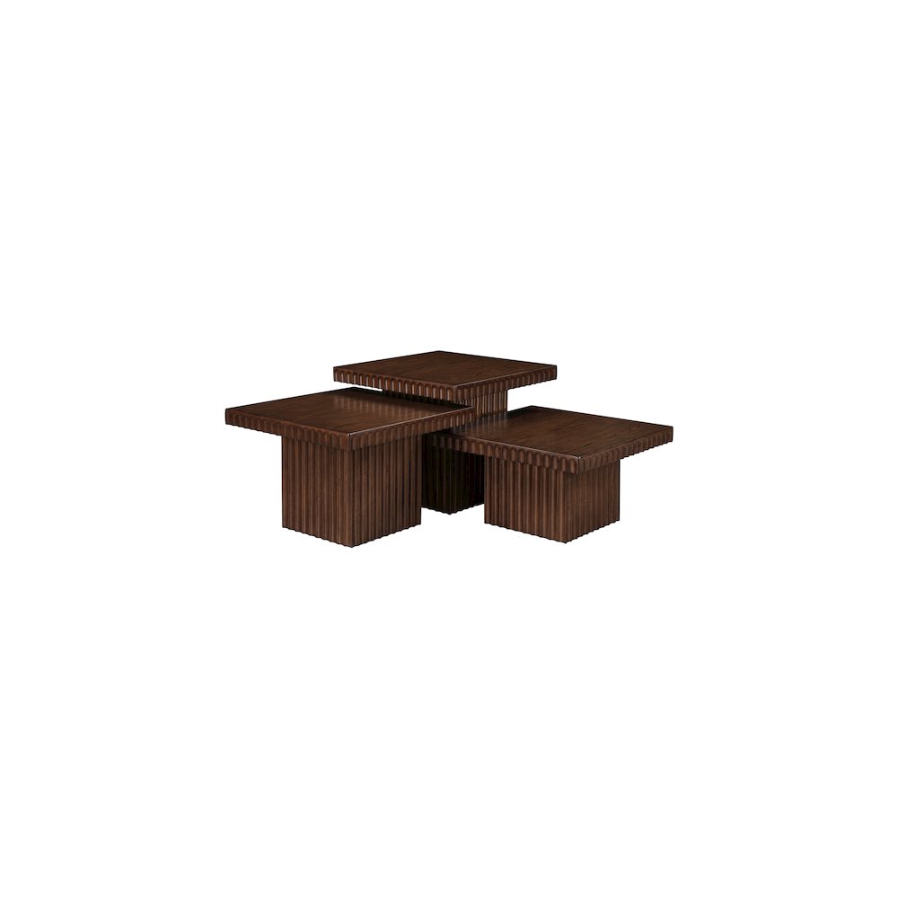 Spencer Brown Oak Veneer Coffee Table