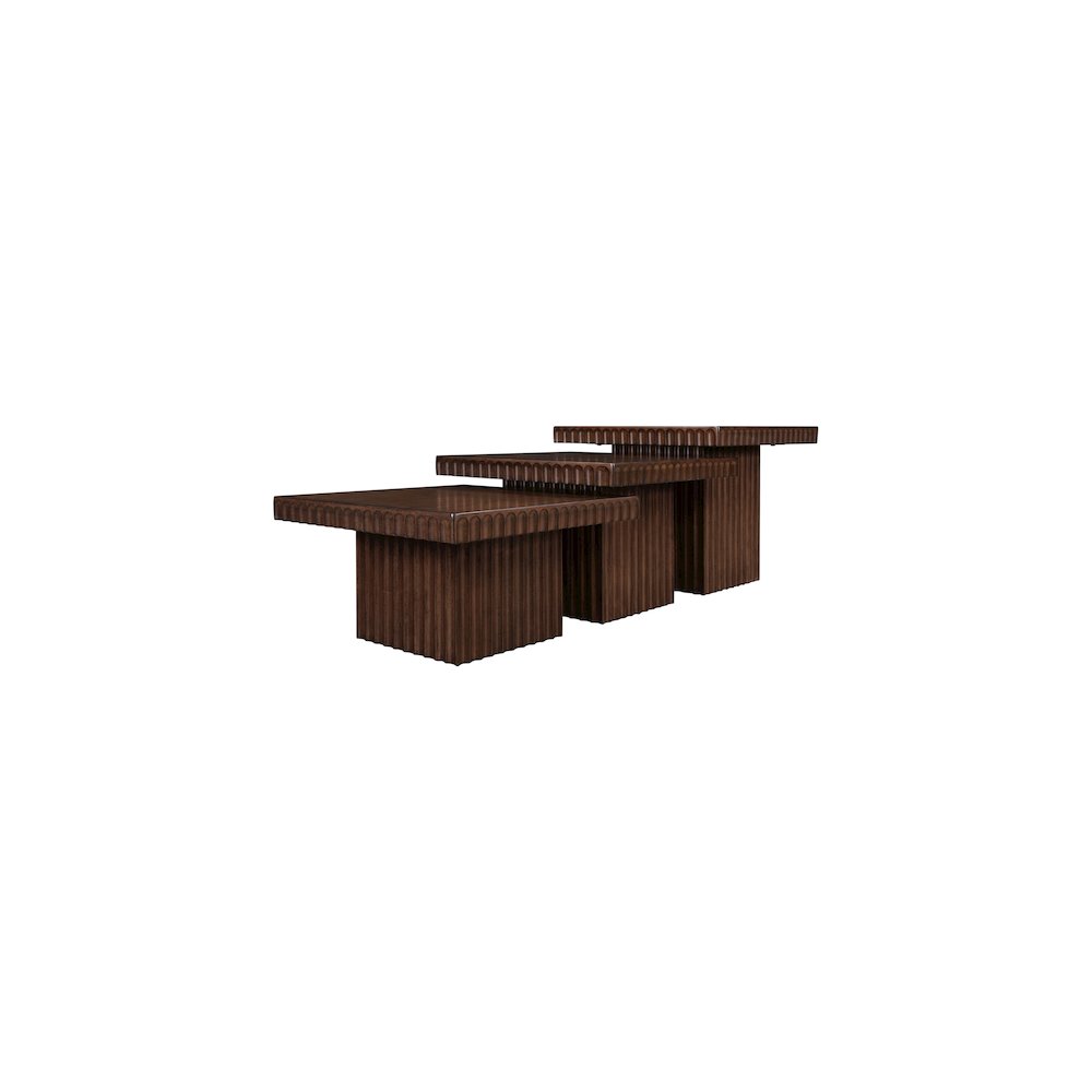 Spencer Brown Oak Veneer Coffee Table