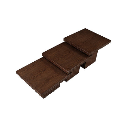 Spencer Brown Oak Veneer Coffee Table