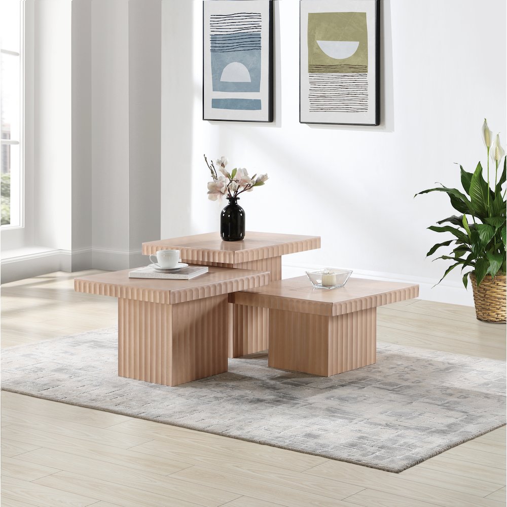 Spencer Natural Oak Veneer Coffee Table