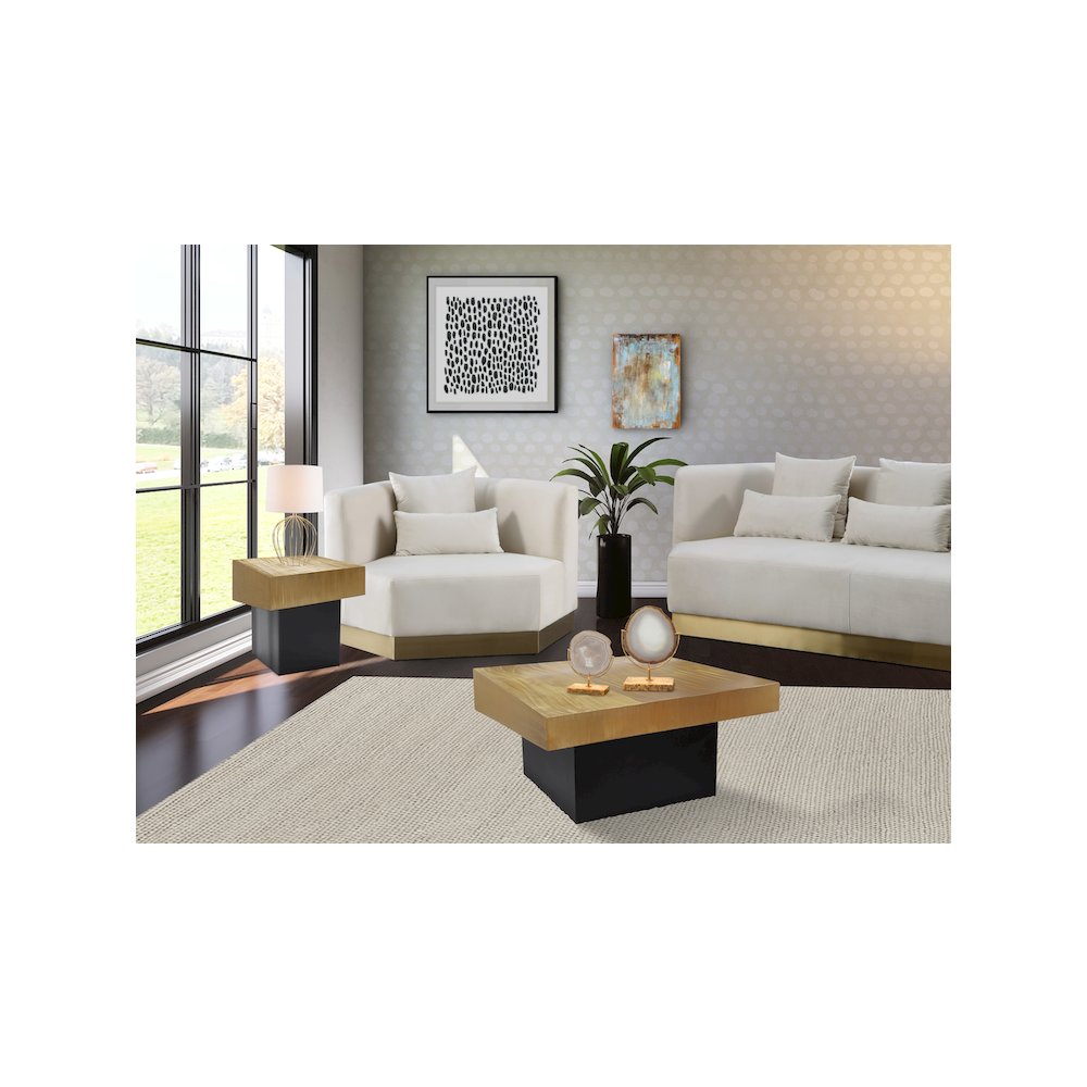 Palladium Gold Coffee Table