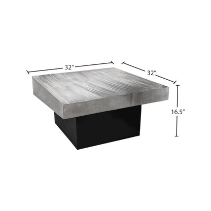 Palladium Silver Coffee Table