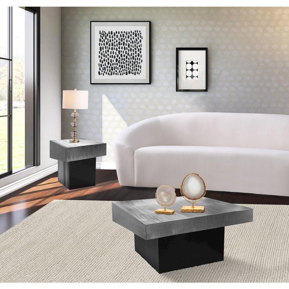 Palladium Silver Coffee Table