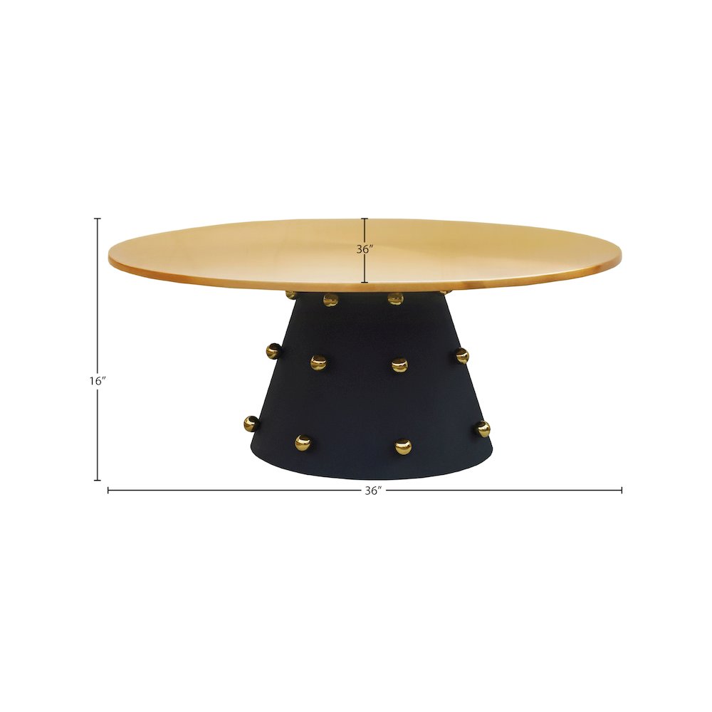Raven Black / Gold Coffee Table