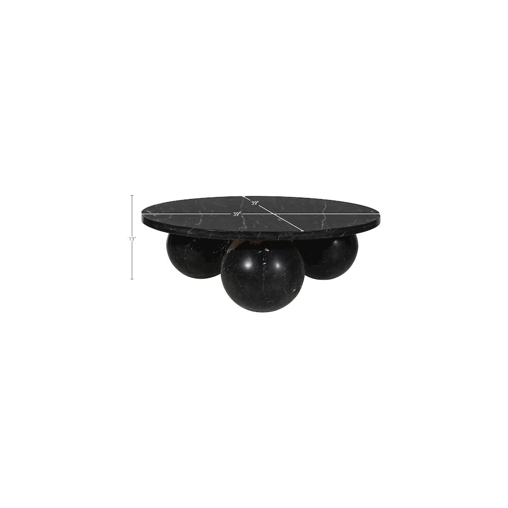 Spherical Black Coffee Table