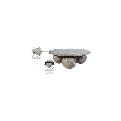 Spherical Brown Coffee Table
