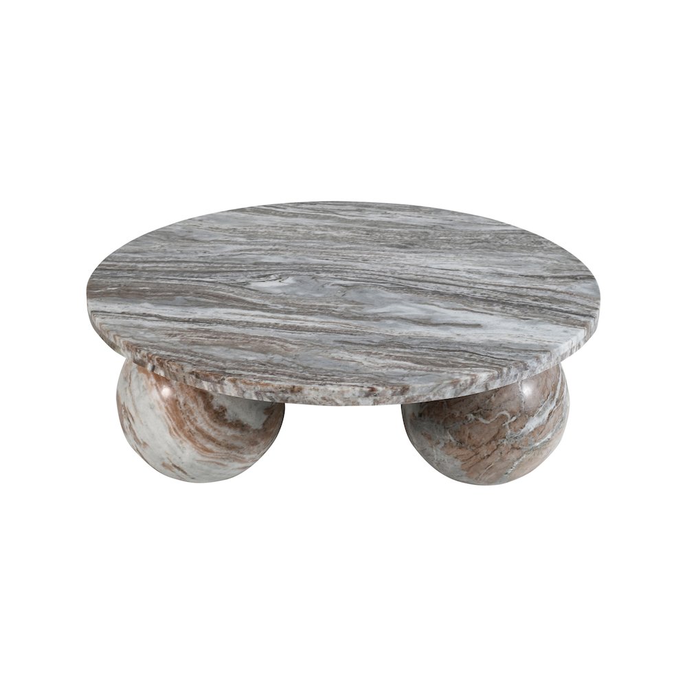 Spherical Brown Coffee Table