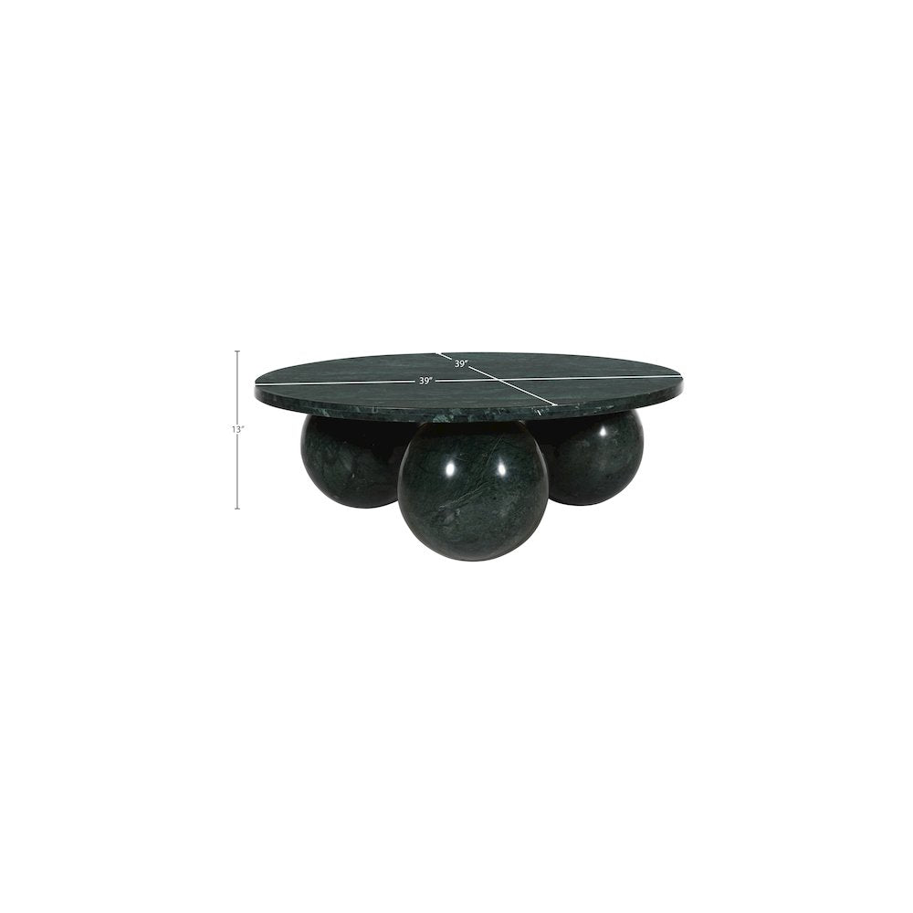 Spherical Green Forest Coffee Table