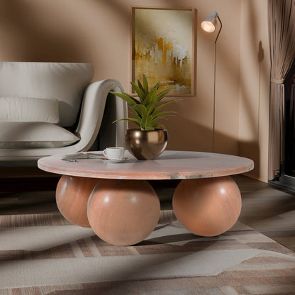 Spherical Pink Forest Coffee Table