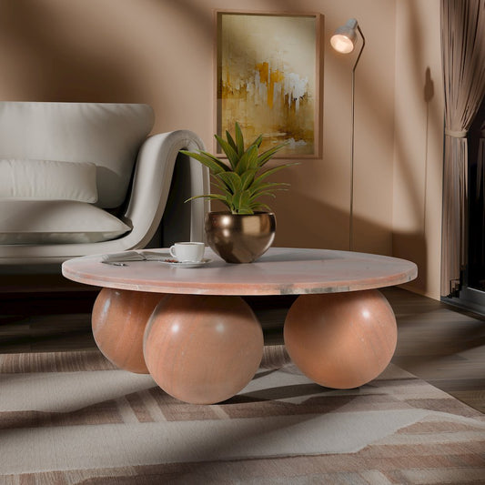 Spherical Pink Forest Coffee Table