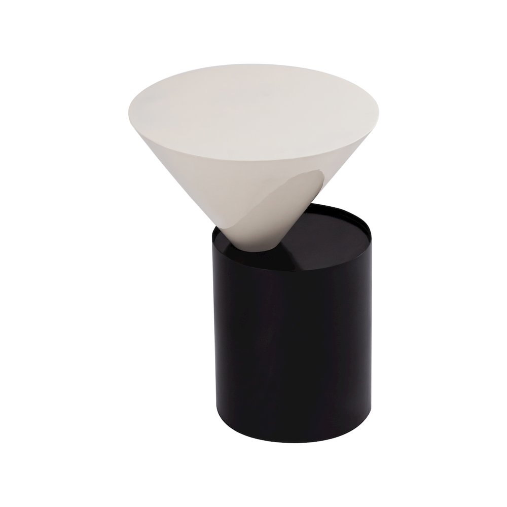 Damon White End Table