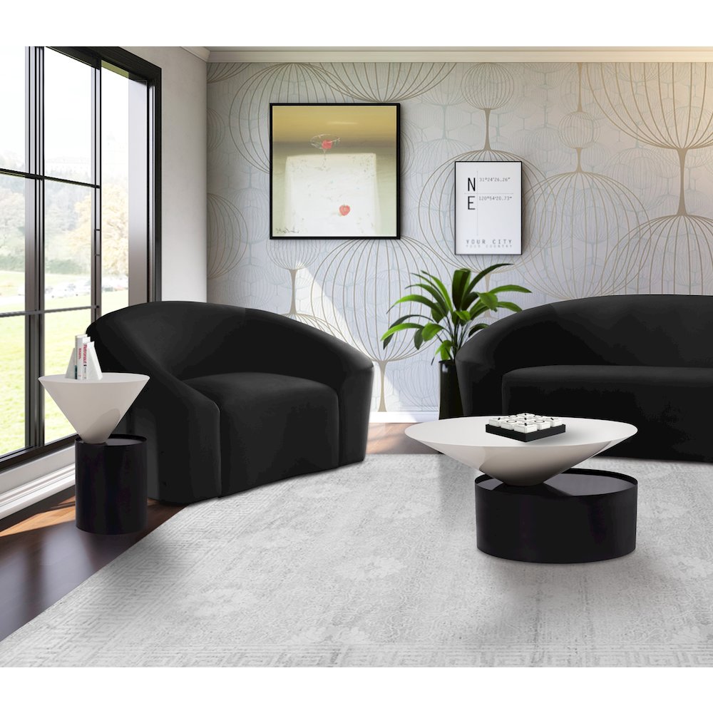 Damon White End Table
