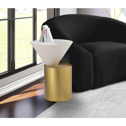 Damon White End Table