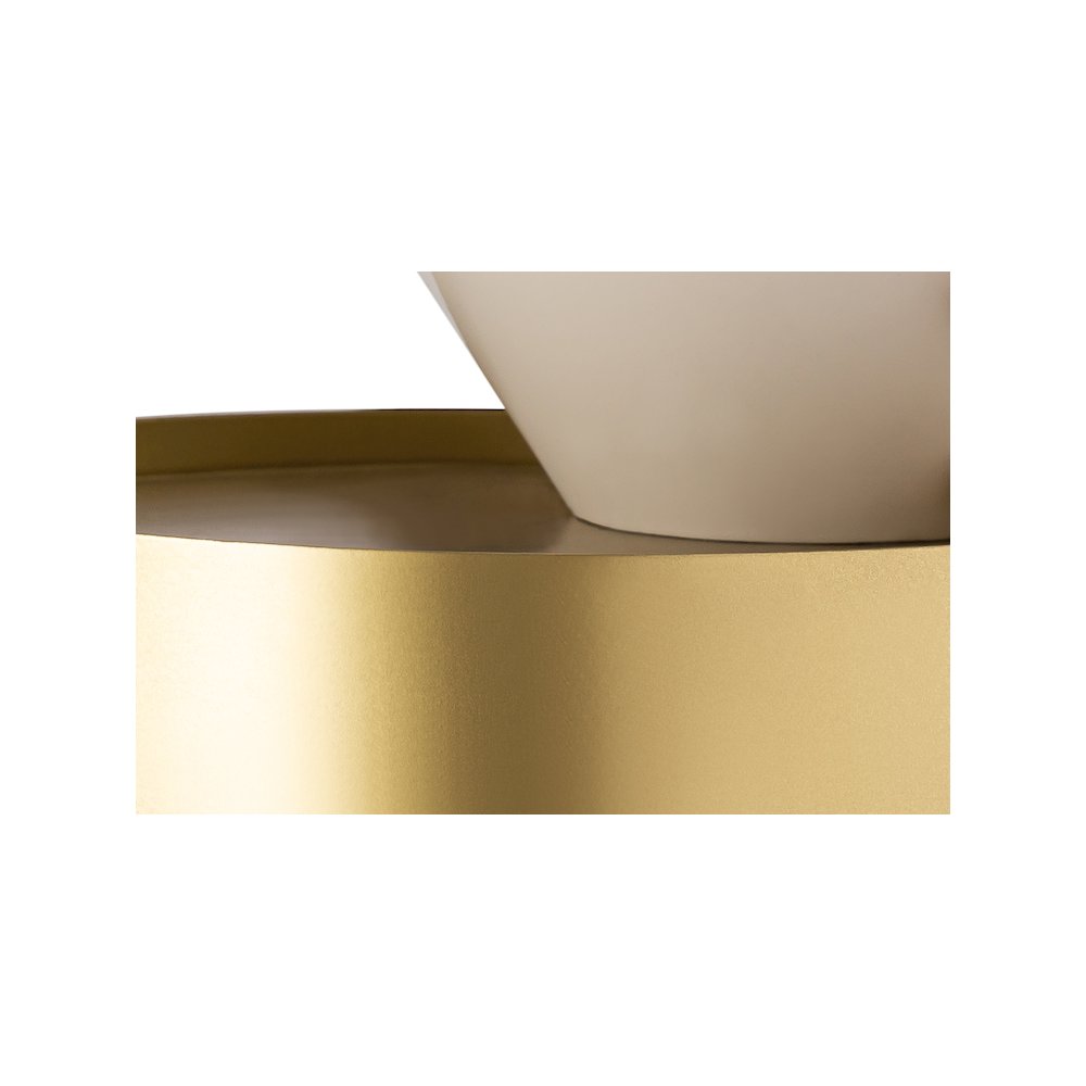 Damon White End Table
