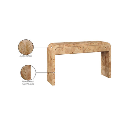 Cresthill Natural Ash Console Table