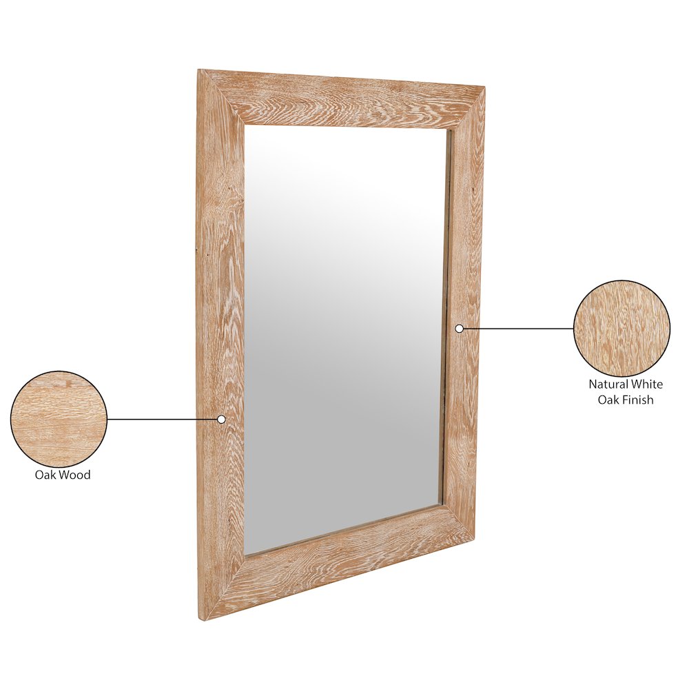 Cresthill White Oak Mirror