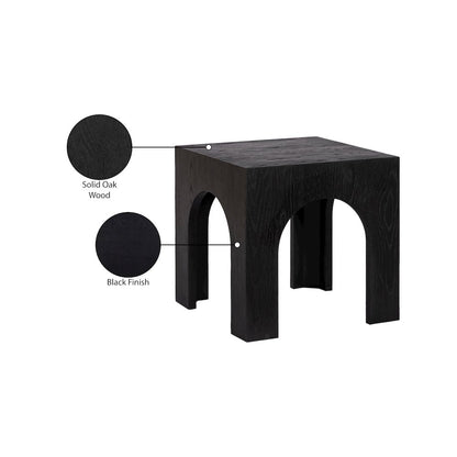 Arch Black End Table