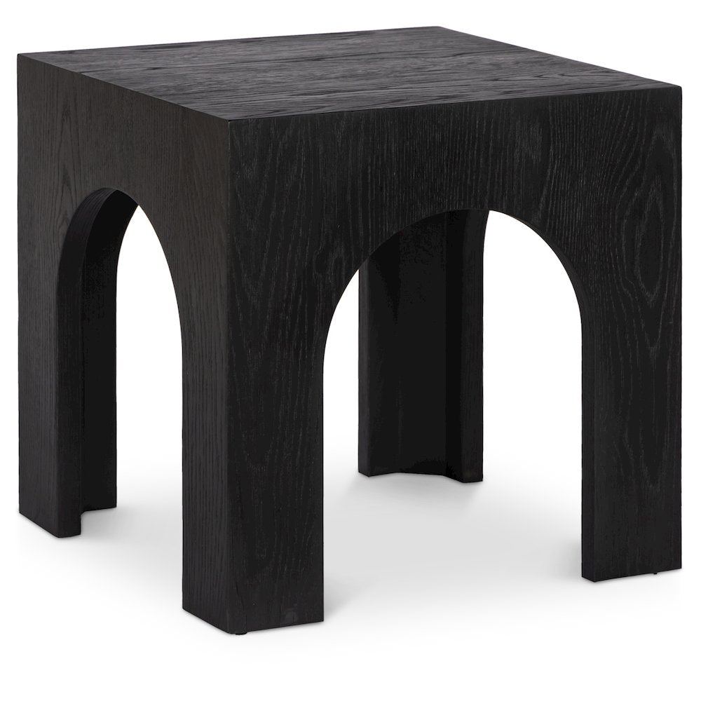 Arch Black End Table