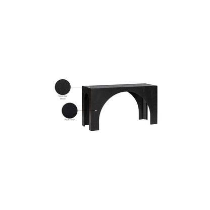 Arch Black Console Table