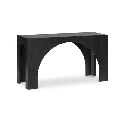 Arch Black Console Table