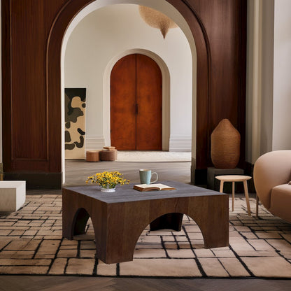 Arch Brown Coffee Table