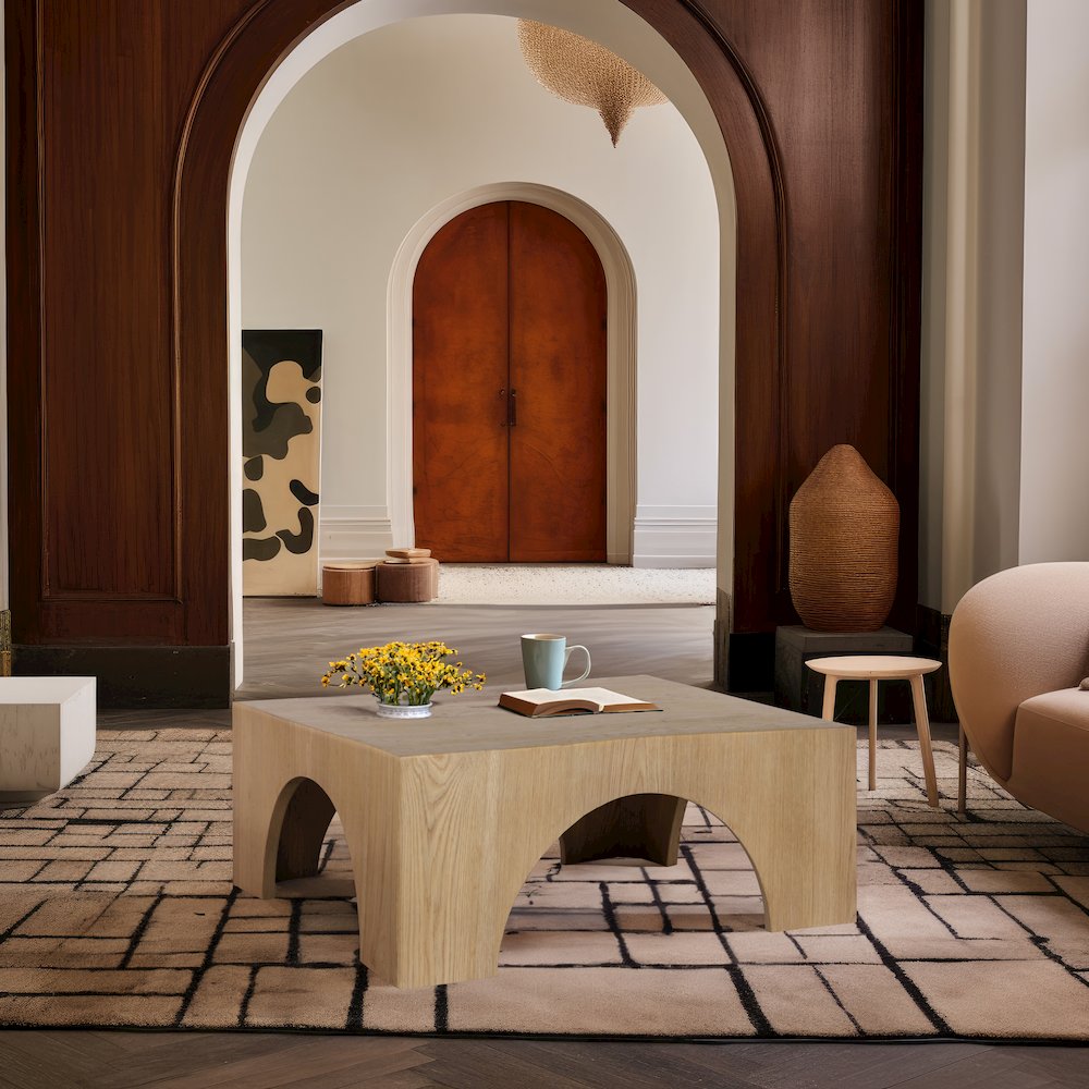 Arch Oak Coffee Table