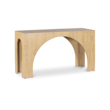 Arch Oak Console Table