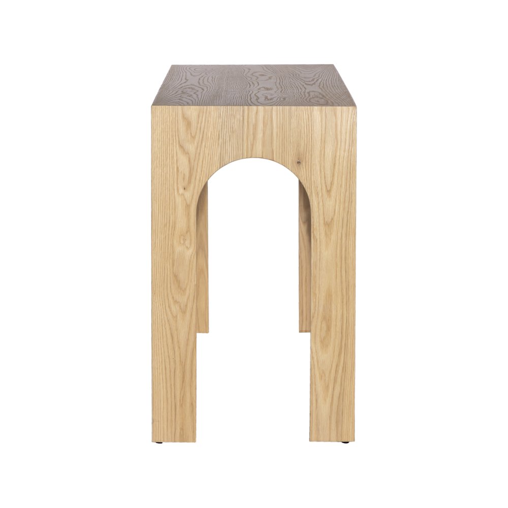 Arch Oak Console Table