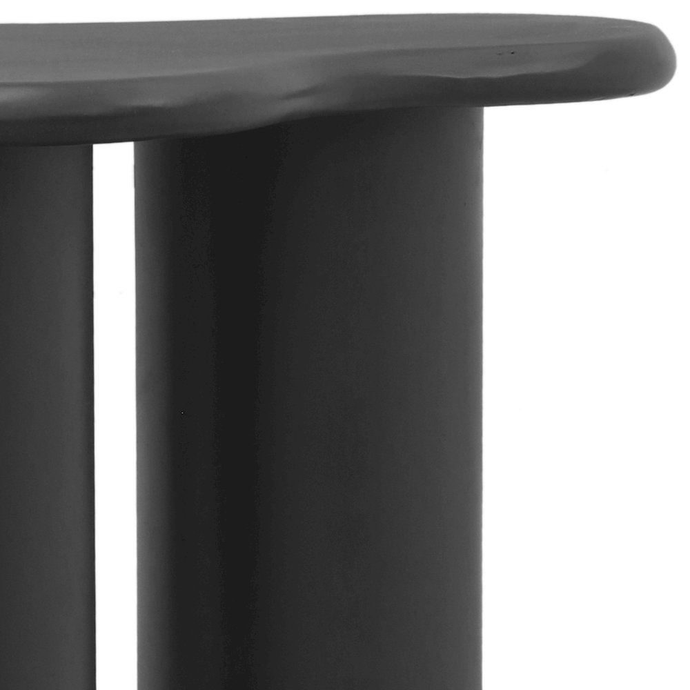 Romaine Black End Table