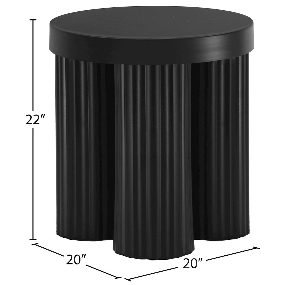 Rhodes Black End Table