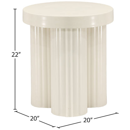 Rhodes Cream End Table