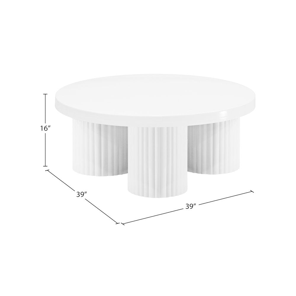 Rhodes White Coffee Table
