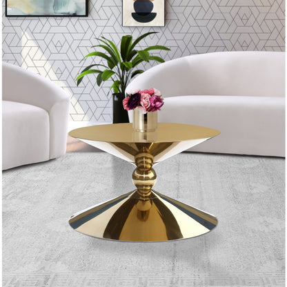 Malia Gold Stainless Steel Coffee Table