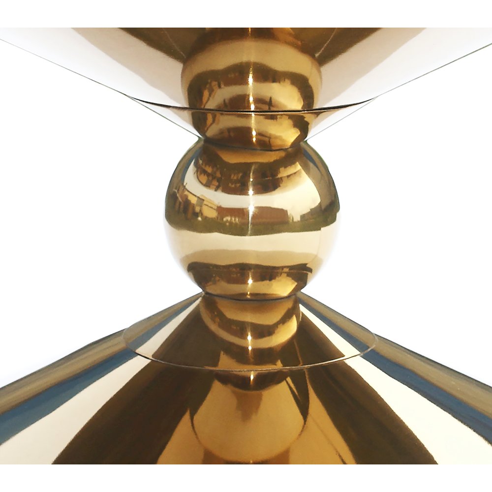 Malia Gold Stainless Steel Coffee Table