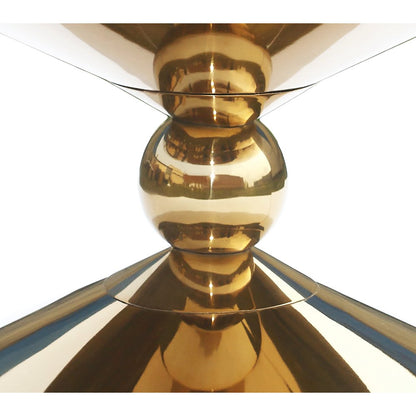 Malia Gold Stainless Steel Coffee Table
