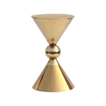 Malia Gold Stainless Steel End Table