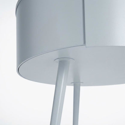 White Nightstand with Contemporary Style and White Finish