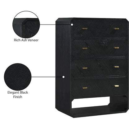 Parker Black Ash Veneer Chest